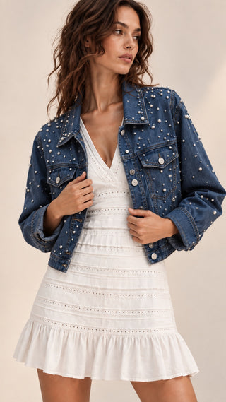 Cropped Cotton Jacket