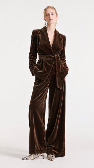 Velvet Tailored Blazer