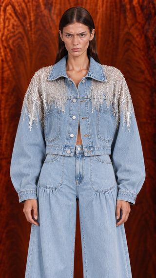 Distressed Denim Jacket