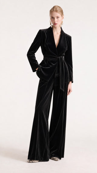 Velvet Tailored Blazer