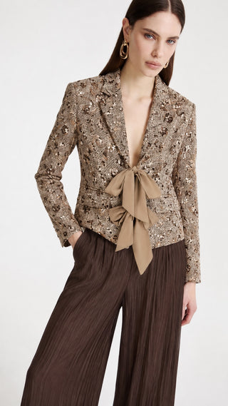Tweed Bow Jacket