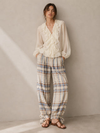 Romantic Gathered Blouse