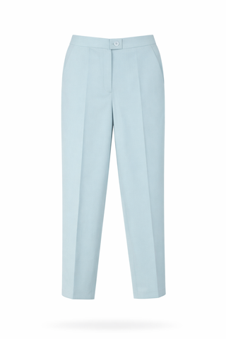 Blue Double-Breasted Blazer Set