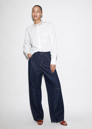 TAILORED BUTTON-UP SHIRT IN LINEN