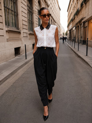PANT IN STRETCH KNIT