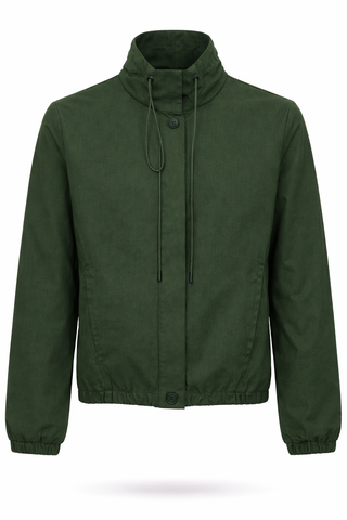 Green Structured Linen Jacket