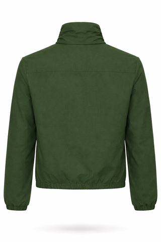 Green Structured Linen Jacket