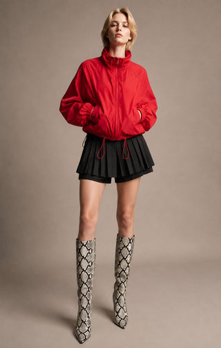 Cropped Drawstring Jacket