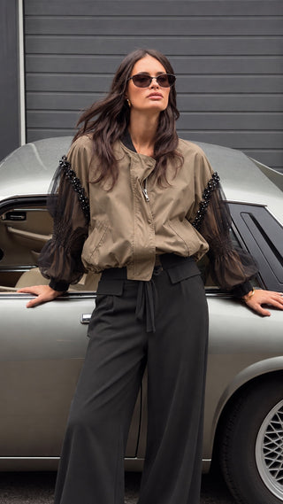 Soft Sheen Bomber Jacket
