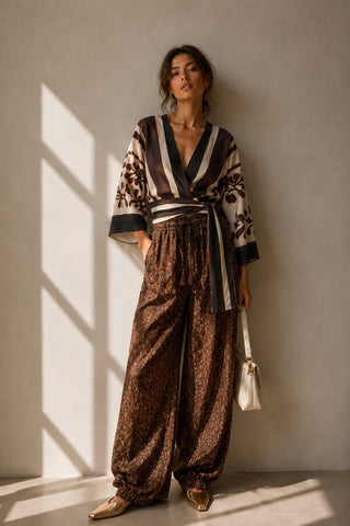 Bohemian Wrap Blouse