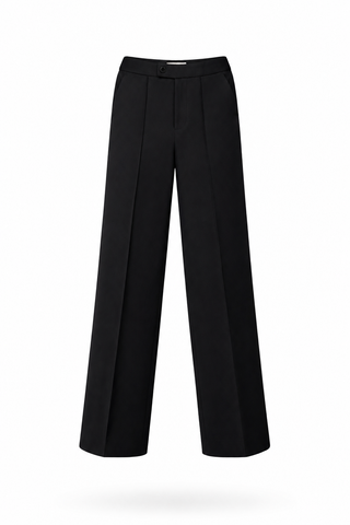 Black Single-Button Tailored Blazer Set
