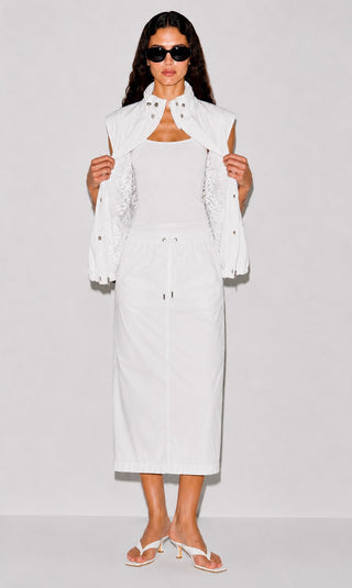 BUTTON-UP CO-ORD SET IN CREPE