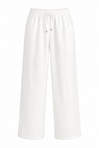 White Knit Polo Set