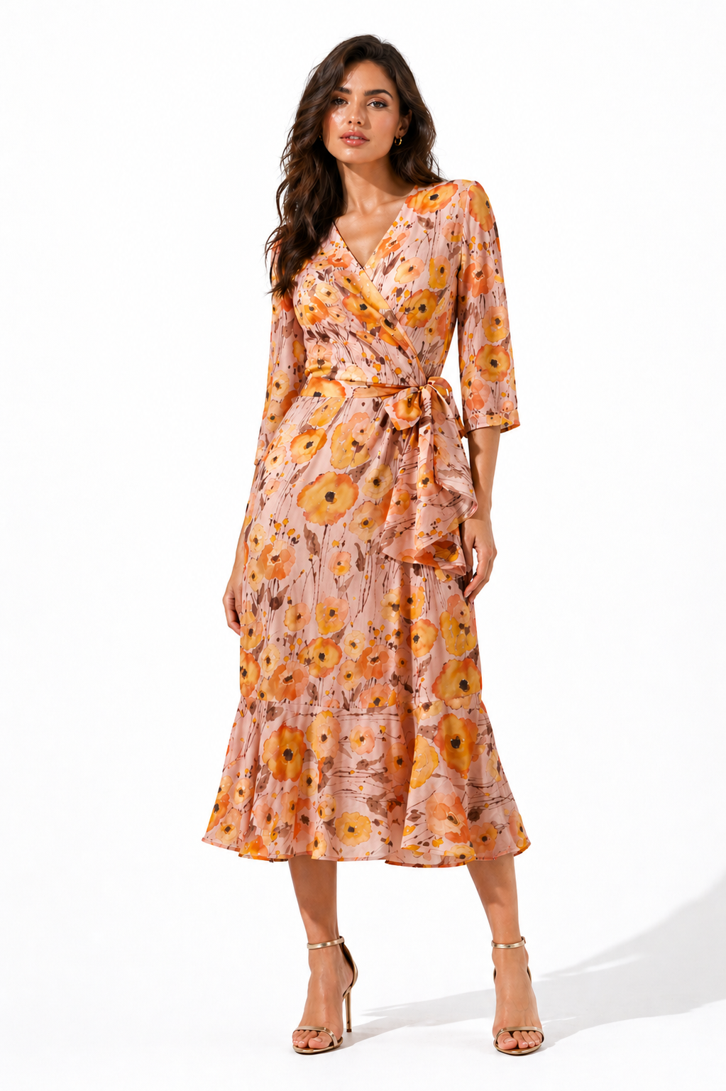 hazel wrap frill midi dress Buy Forever New Pale Sage Hazel Wrap Frill Midi Dress for Women Online @ Tata CLiQ
