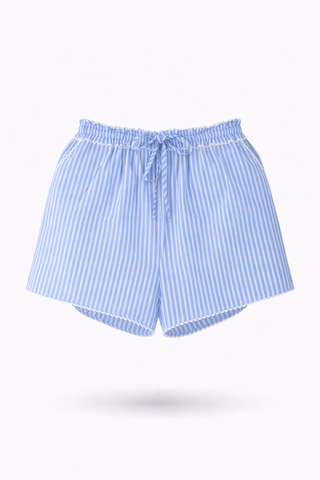 Blue Cotton Tencel Coordinated Set