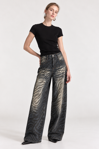 Sun-Faded Wide-Leg Jean