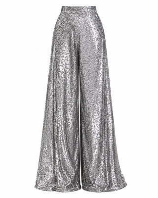 Sequin Wide-Leg Pant