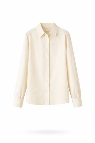 Off-White Relaxed Button-Front Shirt