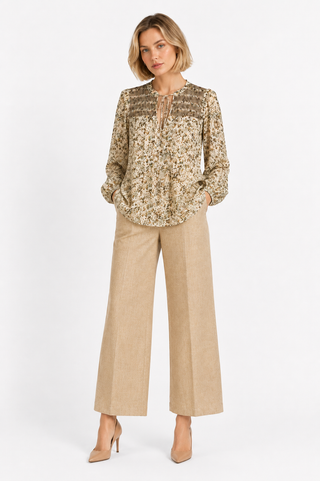 Multi Floral Viscose Blouse