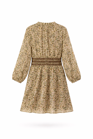 Multi Leopard Print Viscose Midi Skirt