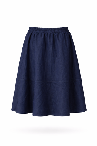 Blue & White Striped Tie-Neck Sailor Set