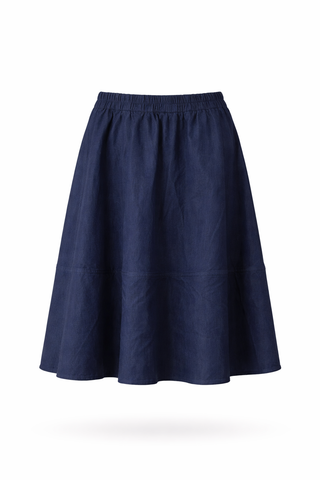 Blue & White Striped Tie-Neck Sailor Set