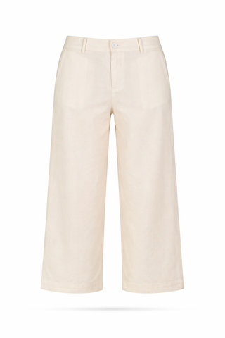 Linen blend Wide-Leg Pants