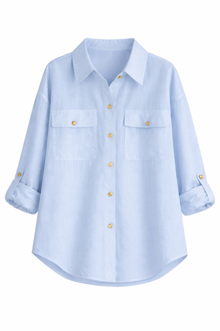 Blue Knit Coordinated Set