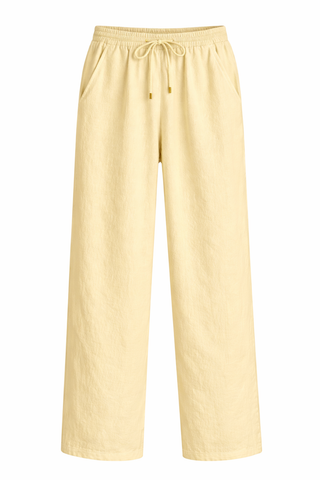 Yellow Knit Polo Set