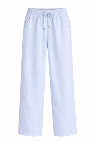 Blue Knit Polo Set