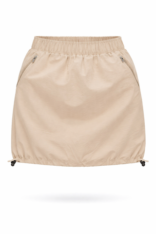 Khaki Linen Coordinated Set