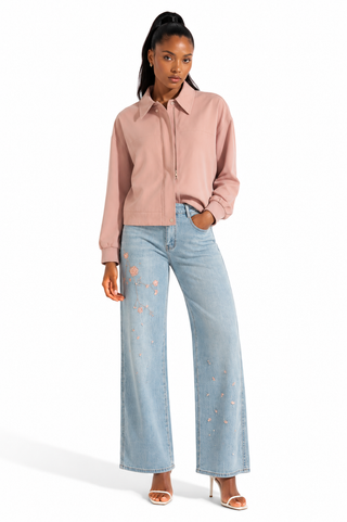 Pink Structured Jacket