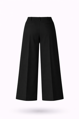 Black Draped Batwing Crop Top and Shorts