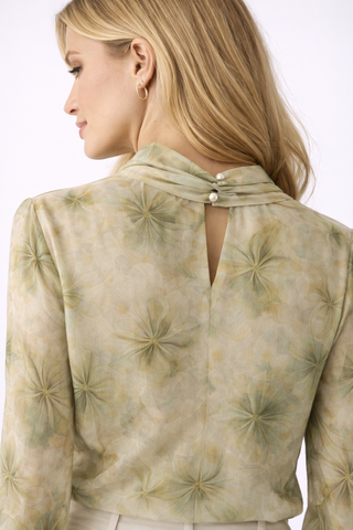 Soft Garden Sheer Blouse