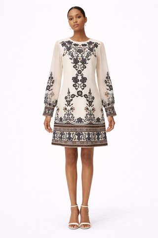 Symmetric Garden Mini Dress