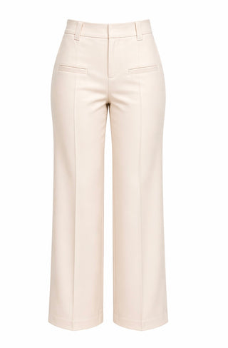 Off white Wide-Leg Lyocell Trousers