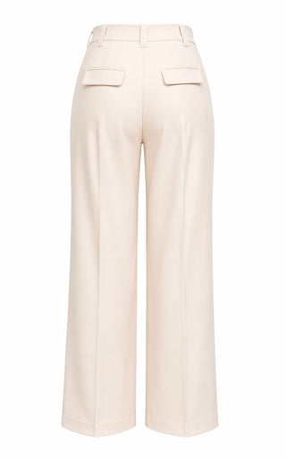Off white Wide-Leg Lyocell Trousers