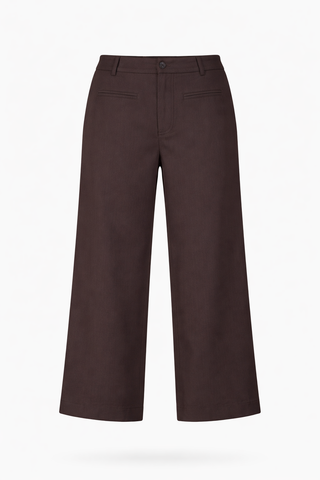 Classic Wide-Leg Tailored Trousers