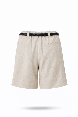 Khaki Linen Coordinated Set