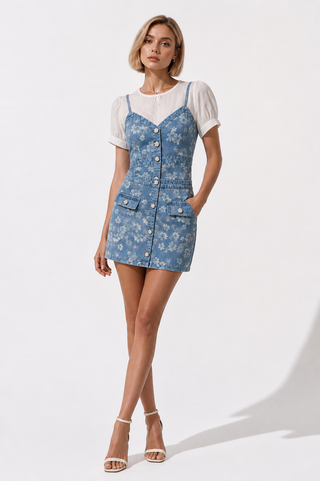Blue Print Coordinated Set