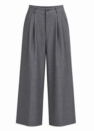 Belted Tailored Wide-Leg Set