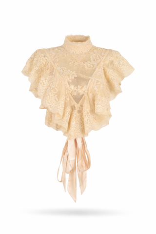 Beige Knit Sleeveless Top