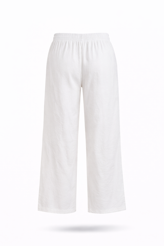 White Linen Coordinated Set