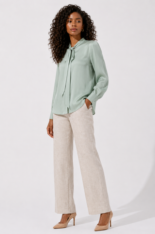 Khaki Tailored Trousers