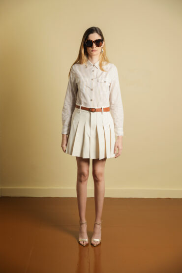 Short Pleated Skirt
